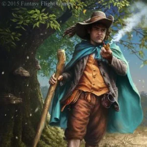 Oficial de la Comarca, según el artista polaco Aleksander Karcz
