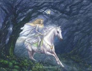 Glorfindel, según la artista rusa Elena Kukanova