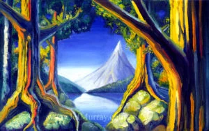 La Montaña Solitaria, según el artista estadounidense Jef Murray