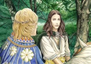 Aldarion y Erendis, según el artista inglés Peter Xavier Price