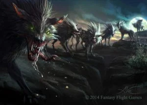Huargos, según el artista polaco Aleksander Karcz