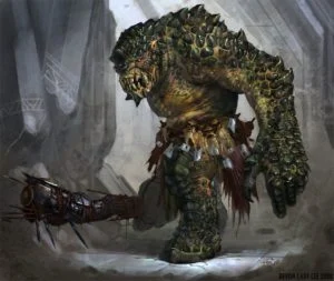 Troll de las cavernas, según el artista estadounidense Devon Cady-Lee