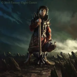 Frodo en Mordor disfrazado de orco, según el artista polaco Aleksander Karcz
