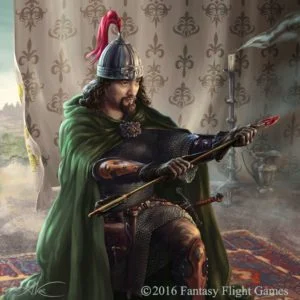 Hirgon con la Flecha Roja, según el artista polaco Aleksander Karcz