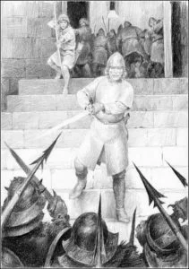 Aragorn y Legolas defienden la entrada al Peñón, según Denis Gordeev