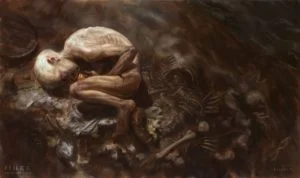 Gollum con el Anillo, según el artista estadounidense Jake Murray