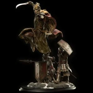 Esculturas de soldado Elfo del Bosque Negro y soldados enanos de las Colians de Hierro de Weta Workshop