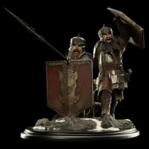 Esculturas de soldados Enanos de las Colians de Hierro de Weta Workshop