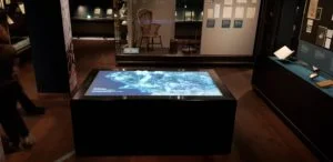 Mapa 4D de la Tierra Media para la exposición 'Tolkien: Maker of Middle-earth'. Fotografía © Oak Taylor-Smith / Factum Arte 2018