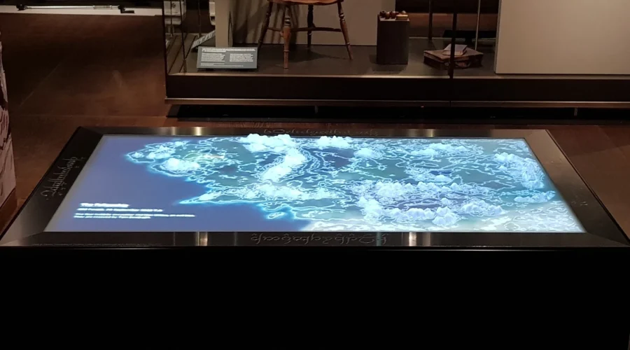 Cómo se creó el mapa 4D de la Tierra Media de la exposición ‘Tolkien: Maker of Middle-earth’