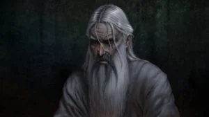 Saruman, según Daniel Briggs (arte conceptual de la expansión Rise of Isengard de The Lord of the Rings Online)