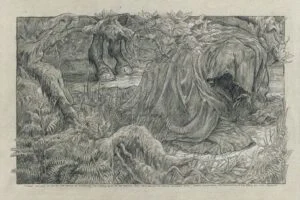 El Nazgûl olisquea a Frodo, según el artista estadounidense Matthew Stewart