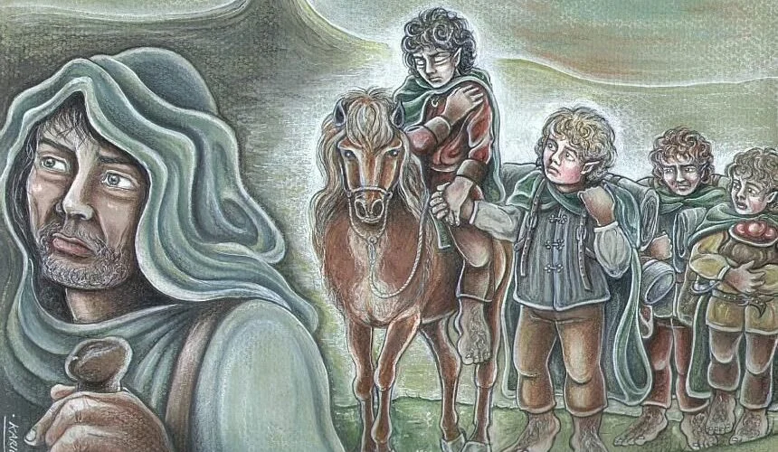 07-10-3018 Aragorn y los hobbits dejan la Cima de los Vientos y reanudan el camino hacia Rivendel