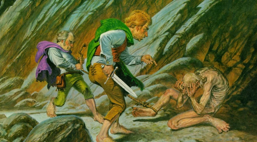 22-02-3019 A la caída de la tarde Sam ve a Gollum y se lo cuenta a Frodo