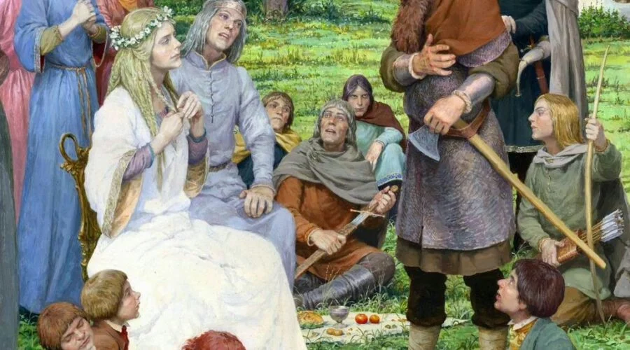 16-02-3019 Los Elfos preparan las barcas y entregan lembas, ropas élficas y cuerdas tejidas de hithlain a la Compañía del Anillo
