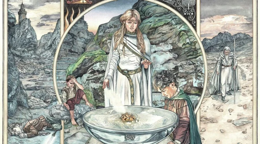15-02-3019 Galadriel muestra a Frodo y Sam el Espejo