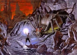 Sam hace retroceder a Ella-Laraña, según el artista canadiense Ted Nasmith