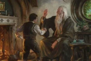 La sombra del pasado, según el artista estadounidense Donato Giancola