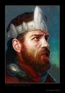 El Rey Elessar, según el artista italiano Fabio Leone