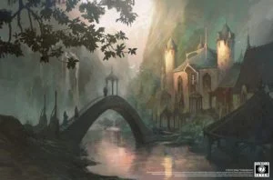 Rivendel, por el artista italiano Michele Parisi