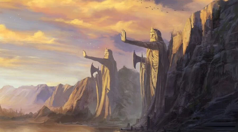 25-02-3019 La Compañía del Anillo atraviesa los Argonath. Se libra la Primera Batalla de los Vados del Isen en la que muere Théodred.