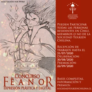 Concurso Fëanor 2020 de artes plásticas e ilustración digital de la Sociedad Tolkien Chilena