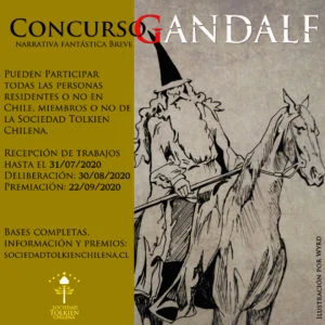 Concurso Gandalf 2020 de narrativa fantástica breve de la Sociedad Tolkien Chilena