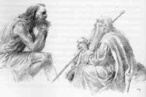 Beorn, Gandalf y Bilbo