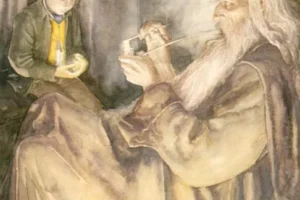 Frodo y Gandalf