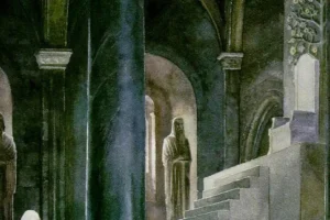 Gandalf y Pippin ante Denethor