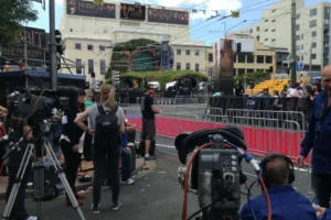 La prensa en la premiere