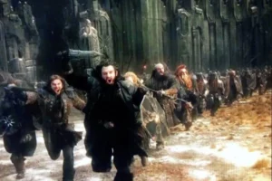 Los Enanos salen de Erebor