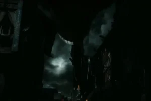 Smaug sobrevuela la indefensa Esgaroth