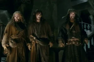 Óin, Fili, Kili, Bofur y Bilbo