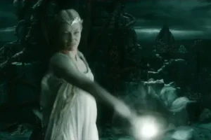 Galadriel en Dol Guldur, en acción