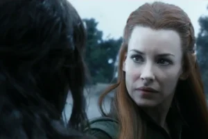 Kili y Tauriel se despiden