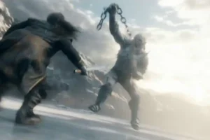 El duelo final entre Azog y Thorin