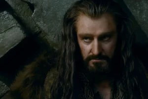 Thorin en Erebor tras hablar con Bardo