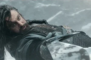 Thorin esgrime a Orcrist