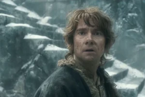 Bilbo asustado en la Colina del Cuervo