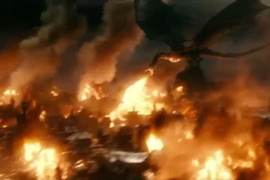 Smaug reduce a cenizas la Ciudad del Lago