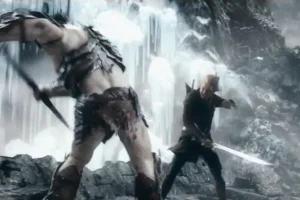 Duelo entre Bolgo y Legolas