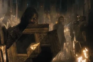 Kili y Fili en la armería real de Erebor