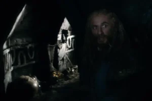 Fili y Kili en un túnel de Erebor