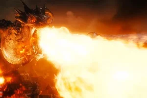 Smaug desata su furia sobre Esgaroth