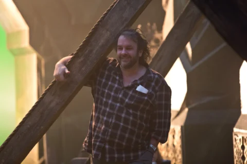 Peter Jackson en el rodaje de El Hobbit