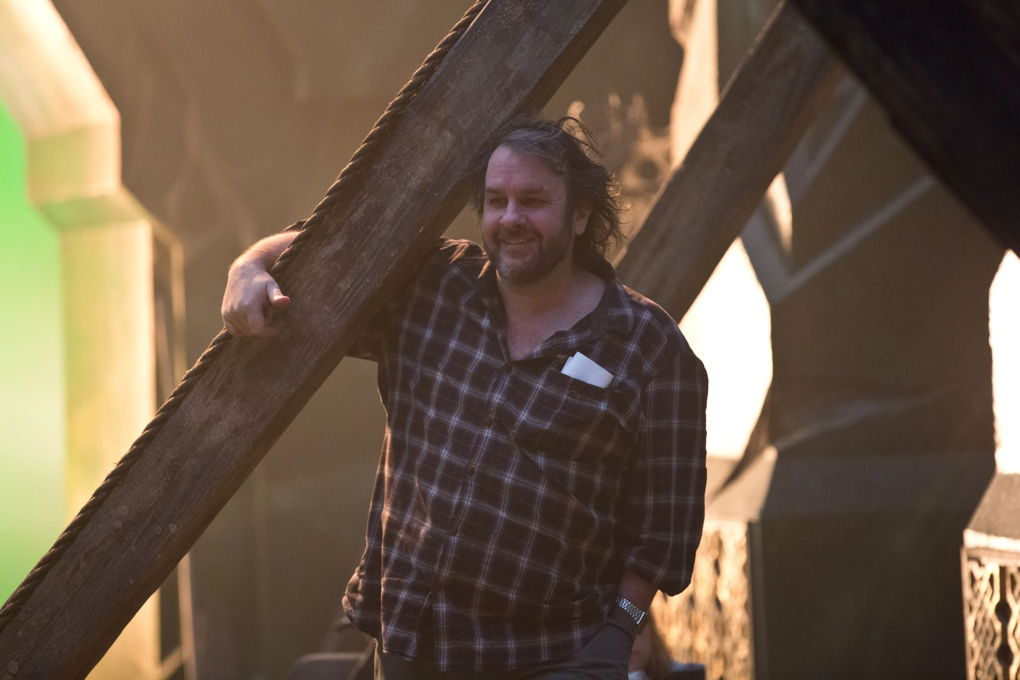 Peter Jackson en el rodaje de El Hobbit