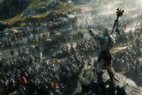 Azog dirige a sus tropas