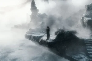 Thorin en el lago helado de la Colina del Cuervo
