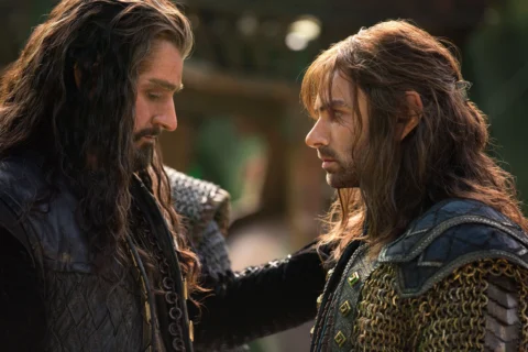 Thorin y Kili en Erebor